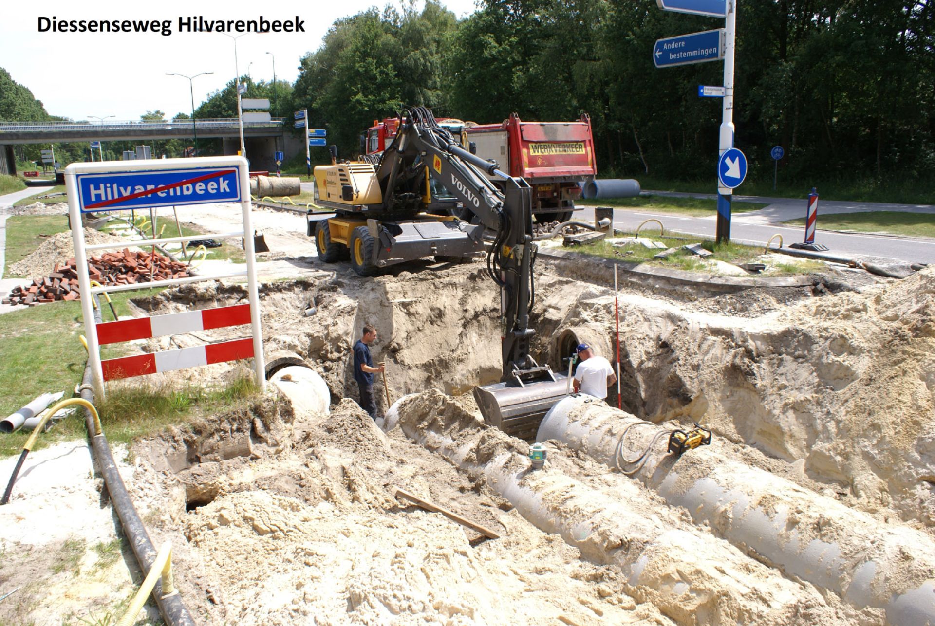 Reconstructie riolering en wegen